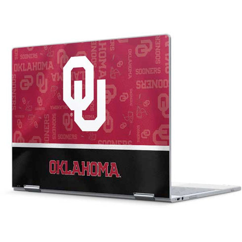 University of Oklahoma Split Jersey Pixelbook Skin